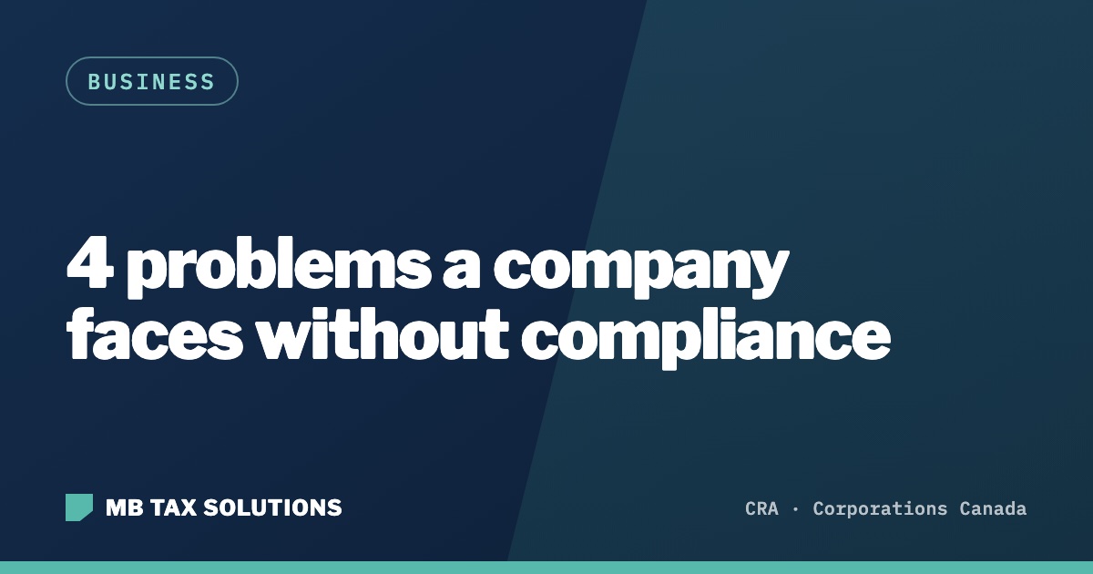 Problems a company faces without compliance, a guide by MB Tax Solutions